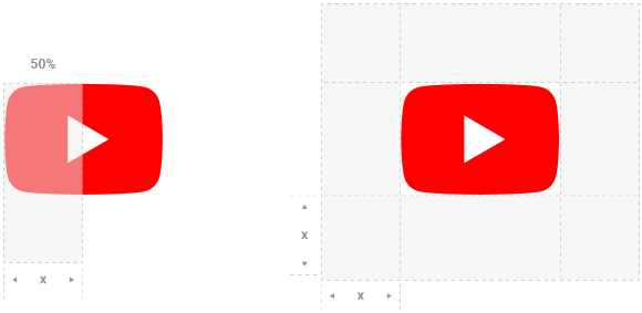 YouTube logo, light, white on a dark background