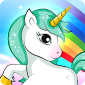 Kids puzzle for preschool fun - Unicorn 🦄