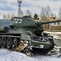 Техническая подготовка и обслуживание танков Т-34 в Кантемировской танковой