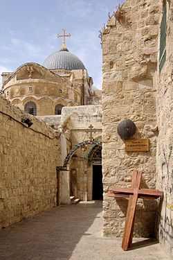 Jerusalem Holy Sepulchre BW 22.JPG