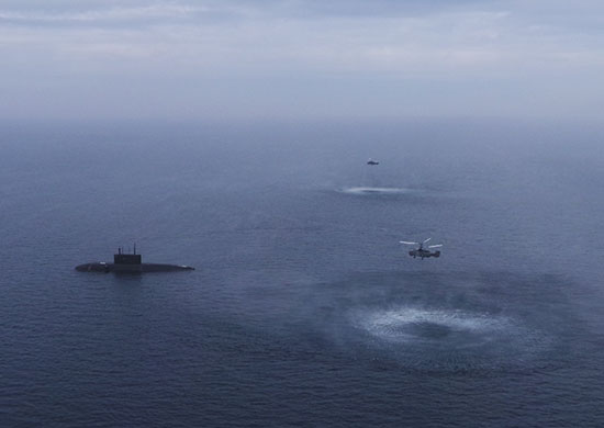 Подводная лодка «Ростов-на-Дону» и морская авиация ЧФ провели совместное учение в Чёрном море
