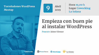 Jaime Gármar: Empieza con buen pie al instalar WordPress