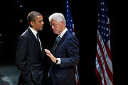 Barack Obama and Bill Clinton