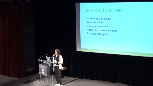 Anaelle Sorignet: Slow content : publier moins, publier mieux