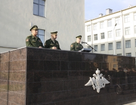 Начало учебного года в Военной академии связи имени Маршала Советского Союза С.М. Будённого