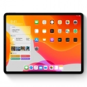 iPadOS 13 beginscherm met widgets.