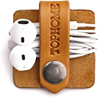 TOPHOME Cord Organizer Earbud Holders Earphone Wrap Earphones Organizer Headset Headphone Earphone Wrap Winder Cord...