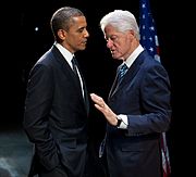 Barack Obama and Bill Clinton