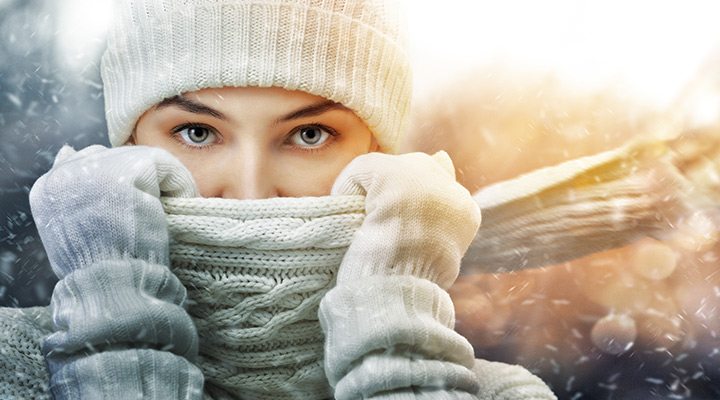 woman dressed in winter clothing