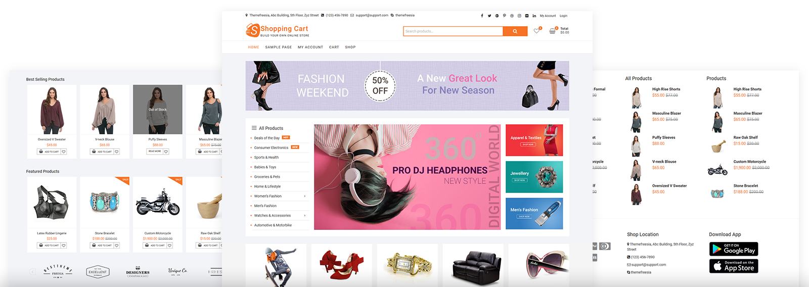 Latest ShoppingCart WordPress Theme