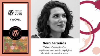 Nora Ferreirós: Cómo diseñar la primera sección de la página de inicio de nuestra web