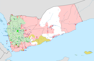 Map of the Yemeni Civil War as of 28 July 2019.png