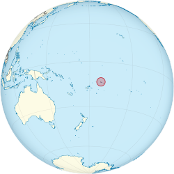 Location of Samoa