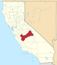 Location in the state of California