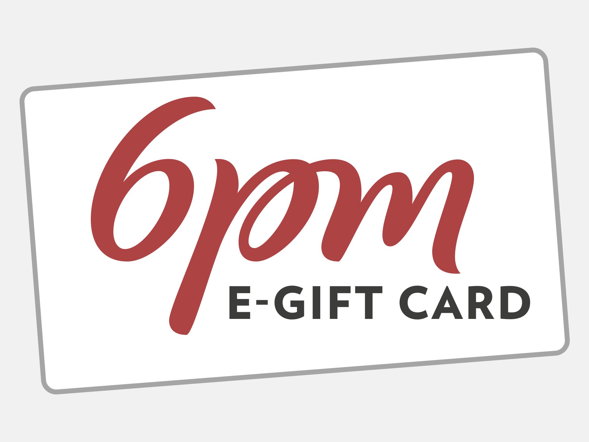 Electronic Gift Card