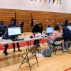 John Marshall High School, in Milwaukee, on election day.