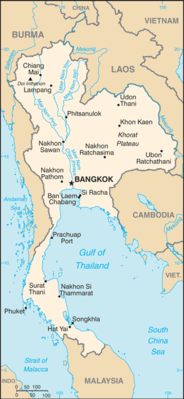 Thailandia - Mappa