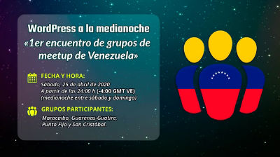 Miguel Useche, Pedro Urbina, Yordan Soares: 1er encuentro de grupos de meetup de Venezuela