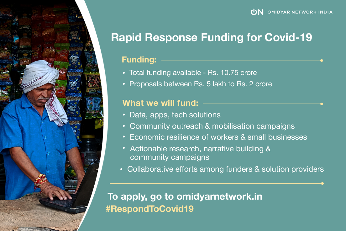 Rapid Response Funding for Covid-19 focussed solutions