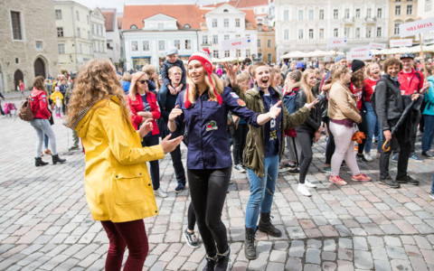 Malevasuve alguse tähistamine 2018. aastal Tallinnas Raekoja platsil.