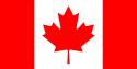 Vertical triband (red, white, red) with a red maple leaf in the centre