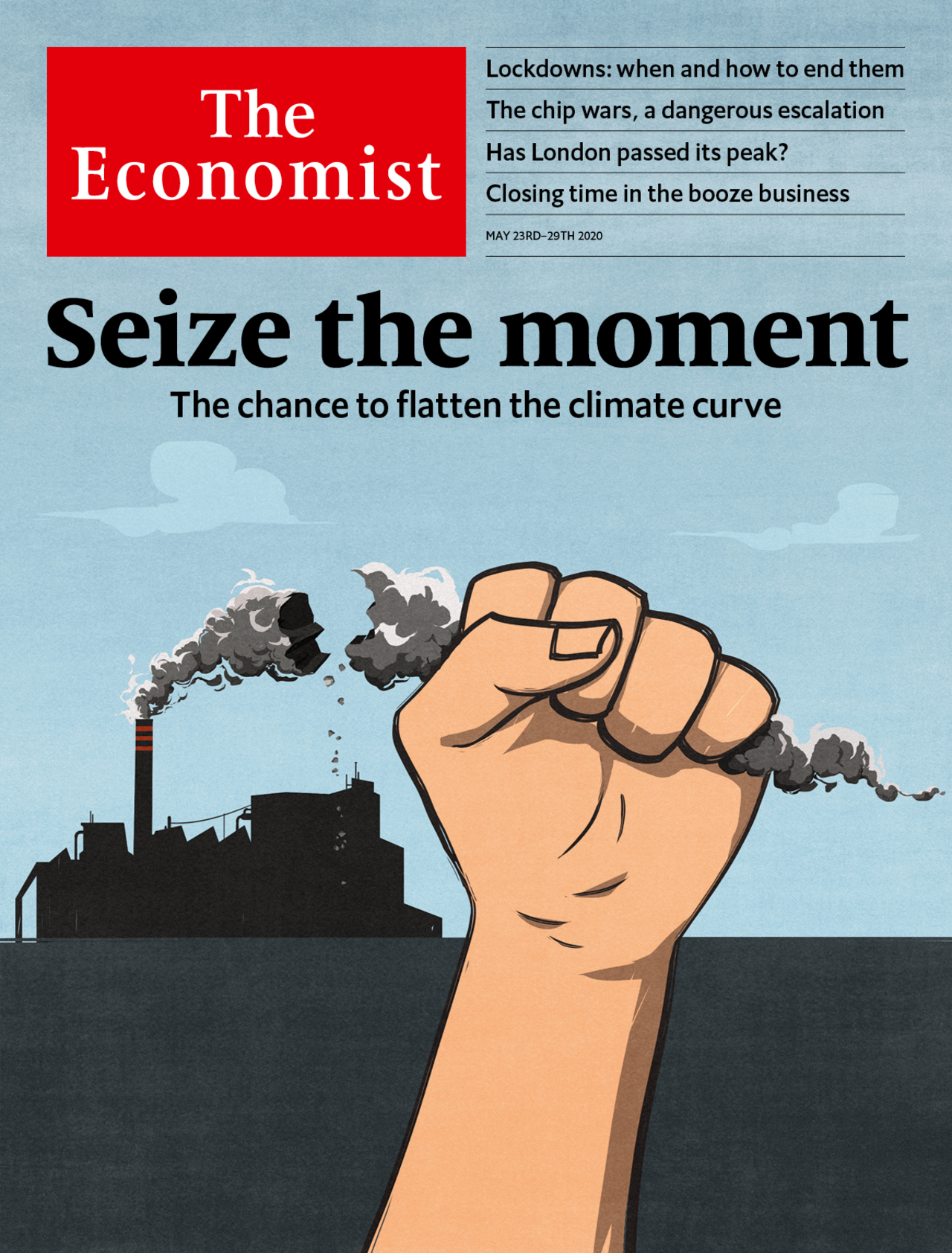 The Economist cover image for the May 23rd 2020 edition