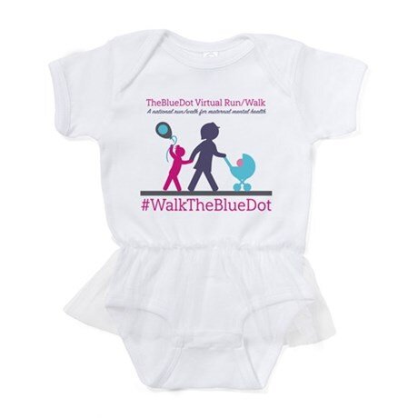 Thebluedot Virtual Run/walk Baby Tutu Bodysuit