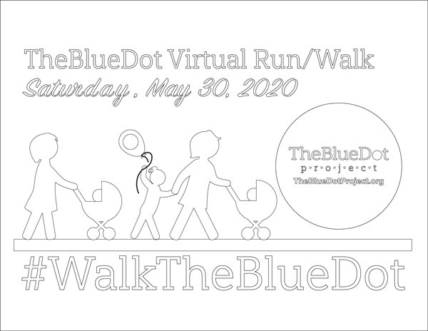 TheBlueDot Virtual Run/Walk #walkTheBlueDot