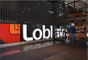 The entrance to a Loblaws store