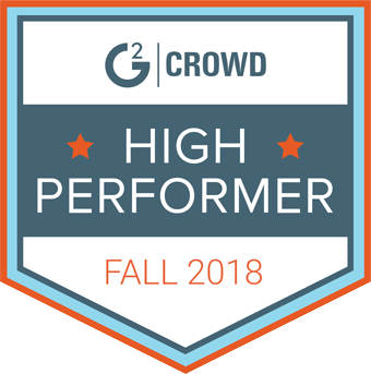 G2 | Crowd High Performer Fall 2018のバッジ