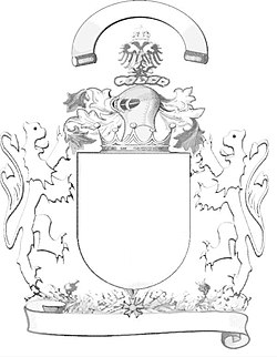 Outline of a coat of arms