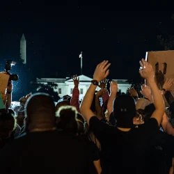 George Floyd protests in Washington DC. Lafayette Square