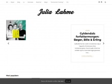 Julia Lahmes blog. Julia kan ikke lade være med (hendes ord) at dele stort og småt på sin blog.