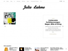 Julia Lahmes blog. Julia kan ikke lade være med (hendes ord) at dele stort og småt på sin blog.