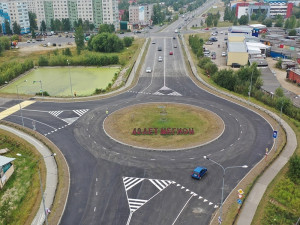 В Мегионе завершили ямочный ремонт дорог