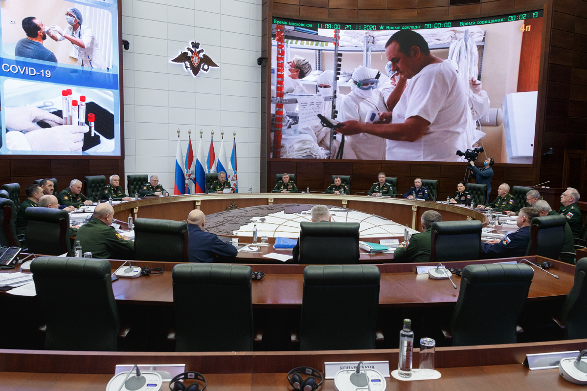 En Moscú se celebró la reunión de la Colegiación del Ministerio de Defensa de Rusia dirigida por el jefe de la institución militar