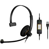 Sennheiser SC 30 USB ML (504546) - Single-Sided Business Headset | For Skype for Business | with HD Sound, Noise…