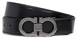 Salvatore Ferragamo Men's Gancini Buckle Reversible Belt