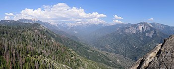 Moro Rock Trail Sequoia July 2017 panorama.jpg