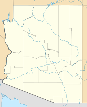 Map showing the location of Sunset Crater Volcano National Monument