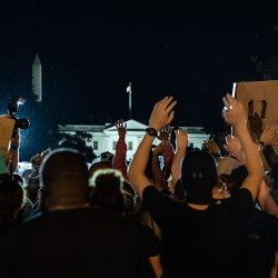 George Floyd protests in Washington DC. Lafayette Square