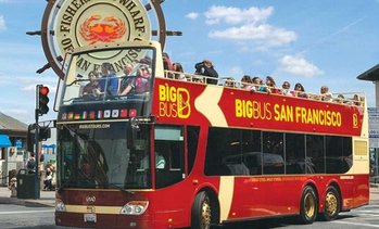 San Francisco Hop on Hop off Open Top Bus Tour + City Night Tour (L...