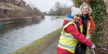 Volunteering by the canal