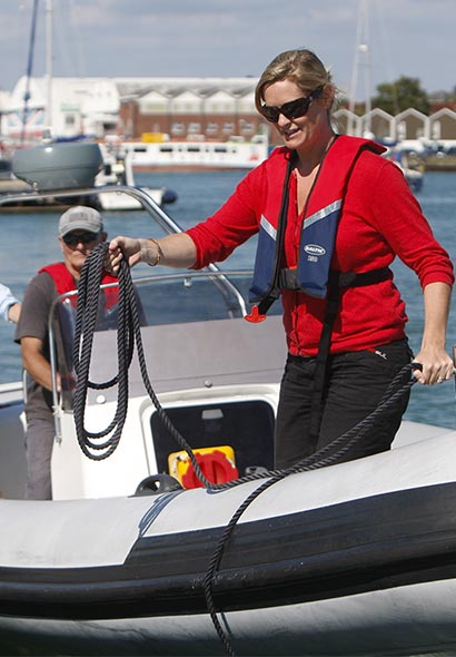 power boat docking