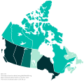 Canadian provinces and territories by HDI (2018).svg