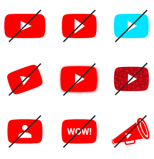 Common mistakes when implementing YouTube icons