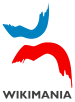 Wikimaniaʼs logo.