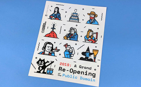 A Grand Reopening of the Public Domain Sticker Sheet