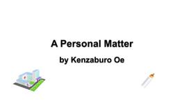 Online Book Club: A Personal Matter by Kenzaburo Oe