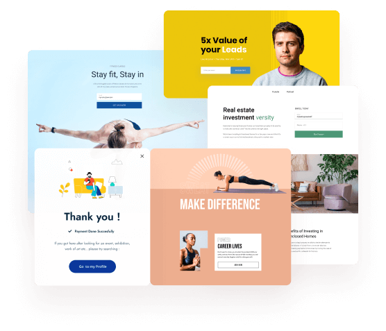Create Opt-In, Sales, Webinar & Thank You Pages